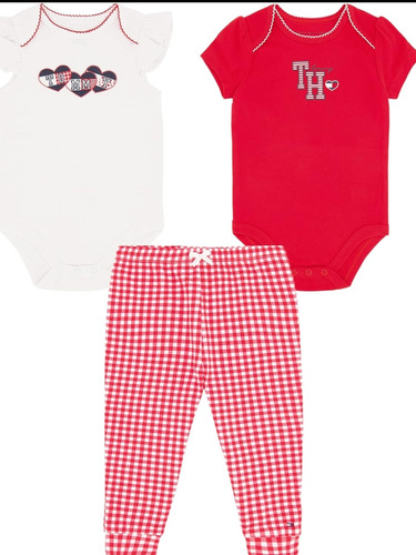 Conjunto Para Bebe Tommy Hilfiger 3 A 6 Meses