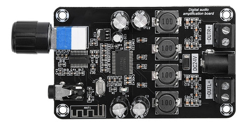 Módulo Amplificador Dc12v-24v Clase D 50wx2 Hifi Stereo Blue