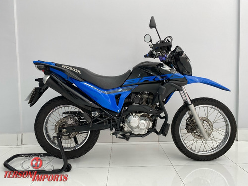 Imagem 1 de 9 de Honda Bros 160 Esdd 2018 Azul