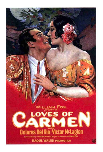 Lienzo Canvas Arte Película Loves Of Carmen Dolores Del Río