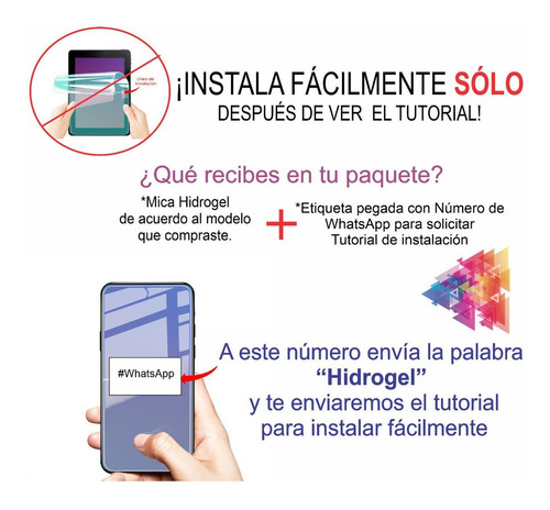 Mica Blade L210 Zte Hidrogel Filtra Luz Azul/no Cristal