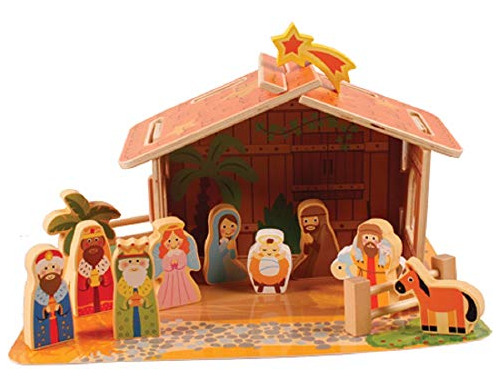 Conjunto De Pesebre De Navidad Para Niños 13 Figuras