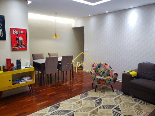 Imagem 2 de 22 de Apartamento À Venda, 116 M² Por R$ 445.000,00 - Boqueirão - Santos/sp - Ap1999