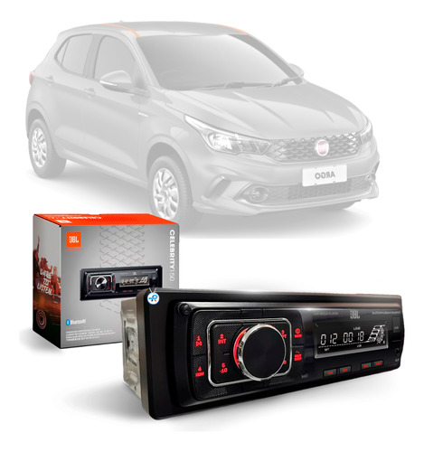 Aparelho Som Mp3 Rádio Am Fm Bt Usb Sd 4x20w Fiat Argo 