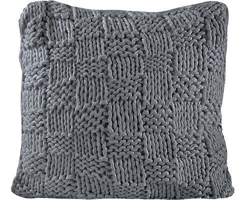 Hiend Accents Chess Knit Euro Pillow, 27x27 Pulgadas, C...