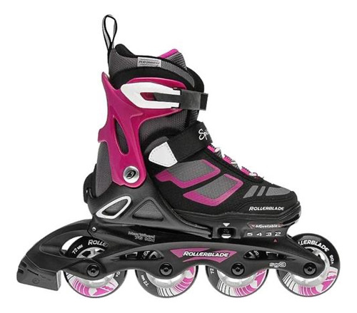 Rollerblade Spitfire G Sg3 72mm, Ajustable Niñas 21 A 23cm Ajustable 21 A 23cm 7.2 Cm Negro