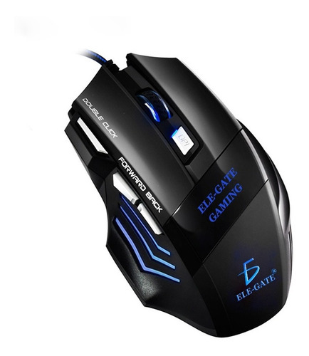 Mouse Pro De 6 Botones Con Luz + Precisión Dpi Ajustable