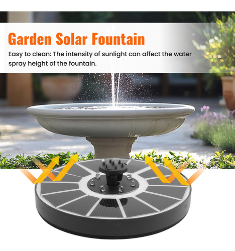 Fuente Solar, Fuentes Solares Flotantes Para Baño De Pájaros