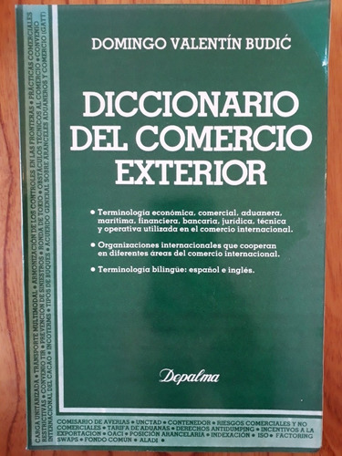 Diccionario De Comercio Exterior - Domingo.v. Budic