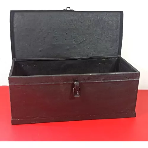 caja metalica con candado muy antigua - cajamet - Compra venta en  todocoleccion