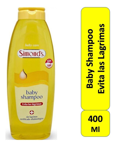 Shampoo Evita Las Lagrimas ( Sin Sal) Simonds 400 Ml