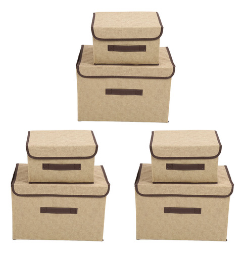 6 Caja De Almacenamiento De Ropa Con Tapa Plegable