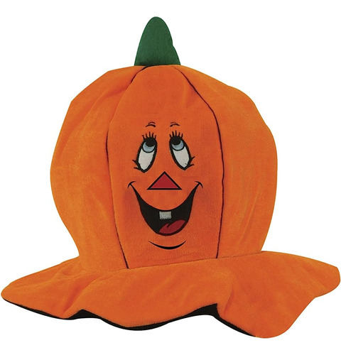 Accesorio De Fiesta De Sombrero De Felpa Jack-o-lantern (1 C