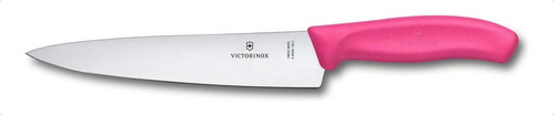 Cuchillo Para Trinchar Swiss Classic Rosado,19cm. Victorinox Color Rosa