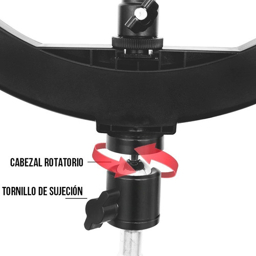 Aro Led Lámpara De Iluminación Makeup Estética 10'' Tienda