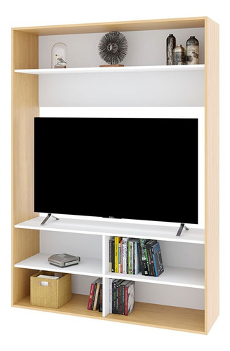 Modular Rack Para Tv Led 55 Pulgadas Melamina Delos