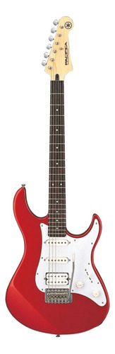 Guitarra eléctrica Yamaha PAC012/100 Series 012 stratocaster de caoba 2023 metallic red brillante con diapasón de palo de rosa