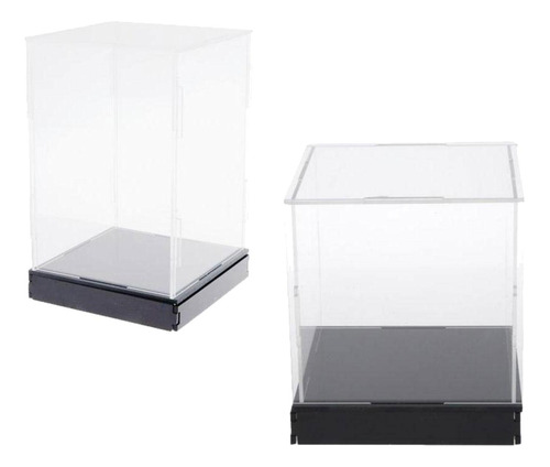 2 Cajas De Exhibición Acrílicas Transparentes, Figuras A