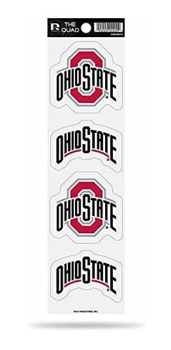 Rico Ncaa Ohio State Buckeyes Quad De La Etiqueta.