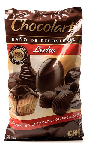 Chocolate Con Leche Chocolart 4 Unidades X 1kg