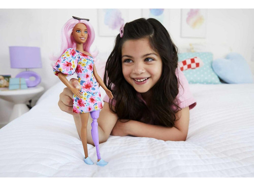 Muñeca Barbie Fashionistas #189 Con Pierna Protésica Y