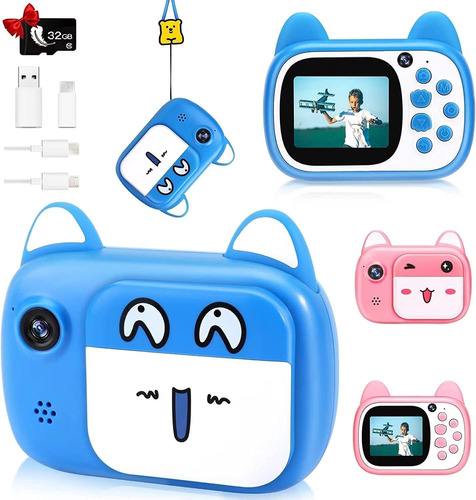 Camara Digital Nameer 1080p Video Para Niños Azul