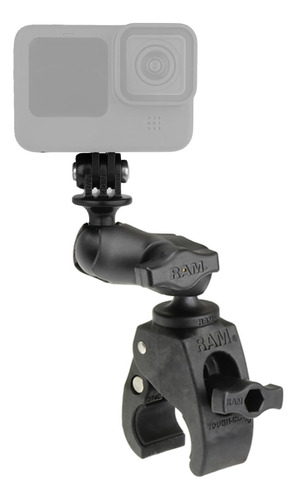 Soporte Mordaza Ram Mount De Gopro Hero 3 4 5 Moto Nautico