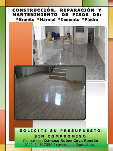 Imagen 4 de 5 de Mantenimiento De Pisos De Granito. Reparaciones.