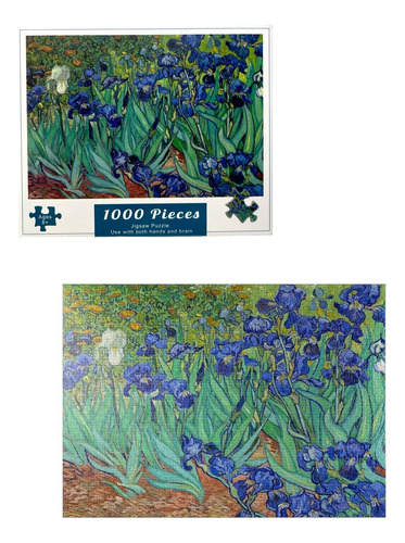 Rompecabezas 1000 Piezas Lirios Van Gogh 1889