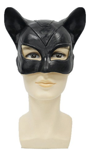 Nueva Máscara: Máscara De Látex De Media Cara De Catwoman