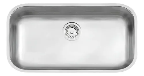 Cuba para cozinha Tramontina Lavínia 56 BL 94024107 de aço inoxidável 304 acetinado 34 cm x 56 cm x 17 cm com espessura de 0.6 mm