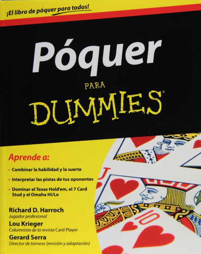 Libro Póquer Para Dummies - Richard D. Harroch, Lou Krieger