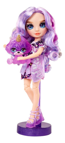 Rainbow High Muñeca Fashion Violet Willow Rainbow World