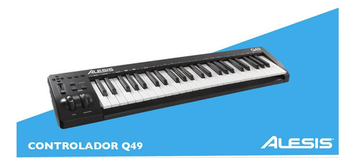 Controlador Midi Usb Alesis Q49 2 Pitch Nuevo Envio Meses