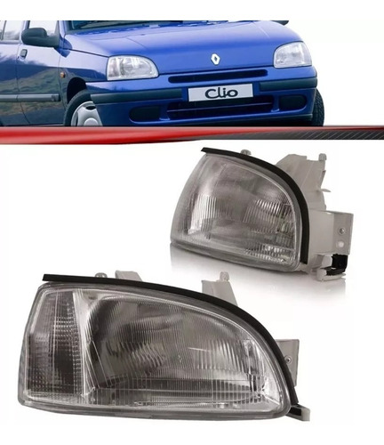 Optica Renault Clio 1996  97 98 1999 Der O Izq Calidad Origi