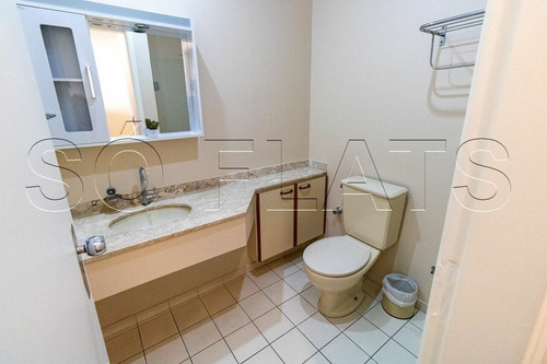 Imagem 14 de 15 de Flat Em Moema Todo Mobiliado, Venha Conhecer O Moema Top Life. - Sf25191