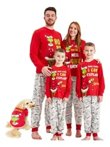 Comprar Pijamas Navidad Familia Largos Pijamas Navidad Grinch For