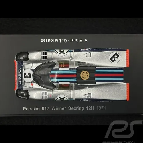 Sparky 1:64 Porsche 917 K #3 Winner Sebring 12h 1971 - Y147b