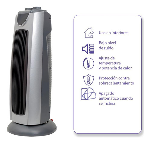 Calefactor De Ambiente De Torre, 2000 W