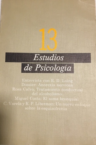 Revista  Estudios De Psicologia