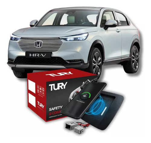 Carregador Celular Por Indução Automotivo Tury Modelos Cor Honda Hrv - Ano 2023 Em Diante