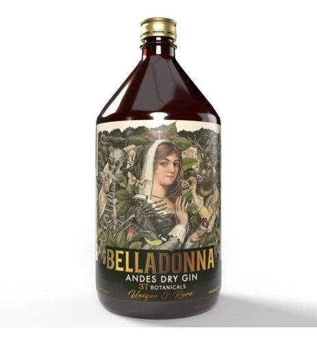 Gin Belladona Andes Dry Gin 1l. - Mendoza, Las Compuertas