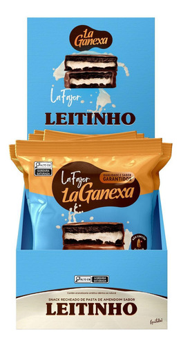 Alfajor La Fajor Leitinho Whey La Ganexa (12x50g)