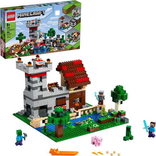 Lego Minecraft The Crafting Box 3.0 21161 564 Piezas, Nuevo