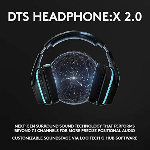 Auriculares Para Juegos Para Pc Logitech G935 Wireless Dts: