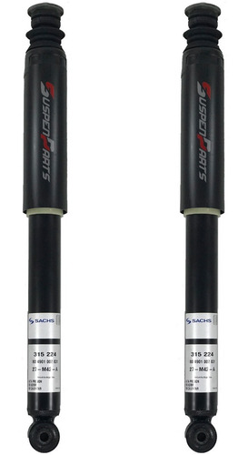 Imagen 3 de 6 de Kit Cuatro Amortiguadores Sachs Chevrolet Agile 2009+
