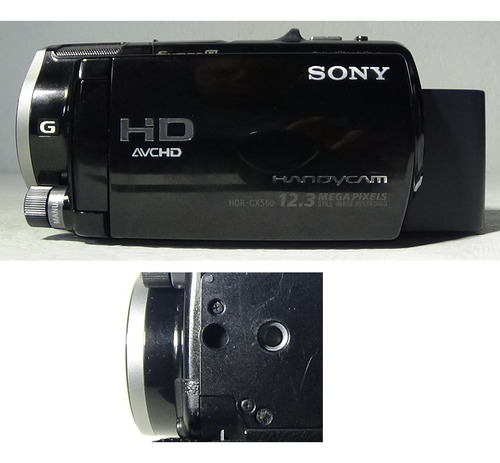 Filmadora Sony Hdr-cx560v Entrada Microfone Hdmi Limpa