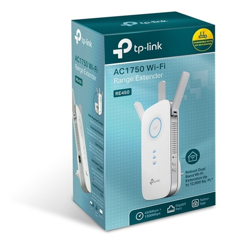 Repetidor Inalámbrico Tplink Re450 802.11 Abgnac 5 Ghz 2.4 G
