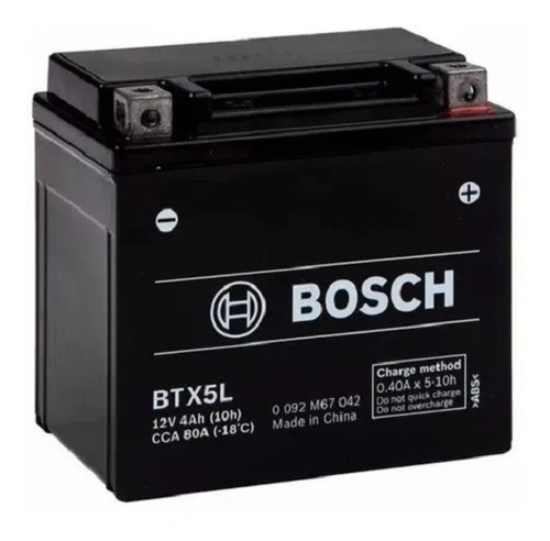 Bateria Moto Bosch Btx5l = Ytx5l-bs Honda Xr / Nxr 125