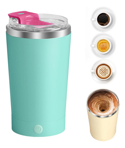 Taza Autoagitadora Recargable Acero Inoxidable 2025 Portátil Color Nombre Del Diseño